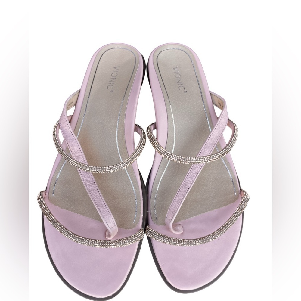 Vionic Prism Light Pink Strappy Sandals size 11